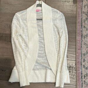 White Lily Pulitzer Cardigan